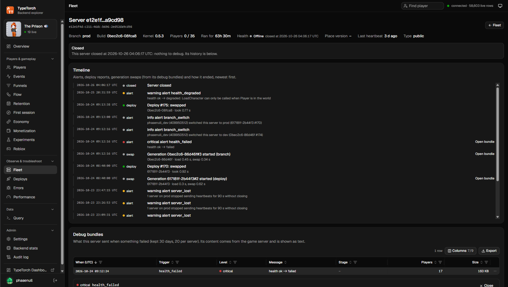 TypeTorch backend explorer