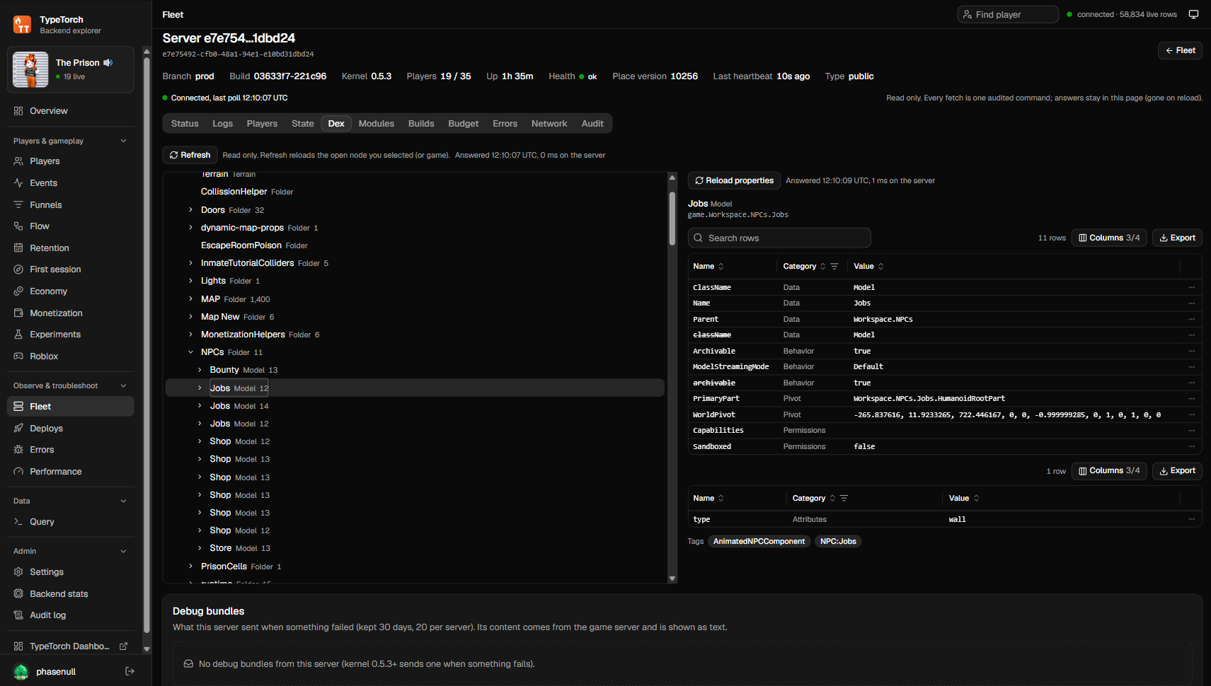 TypeTorch backend explorer